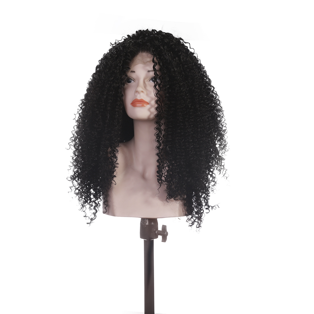 Парик афро-кудрявый на сетке черный Driada, 45cm - купить по низкой ...