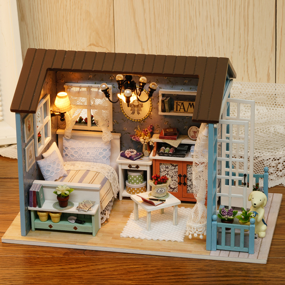 Конструктор румбокс купить. Roombox DIY House мебель. Dollhouse Miniature кукольный домик румбокс. Mini House DIY румбокс. Домик голубая мечта румбокс.