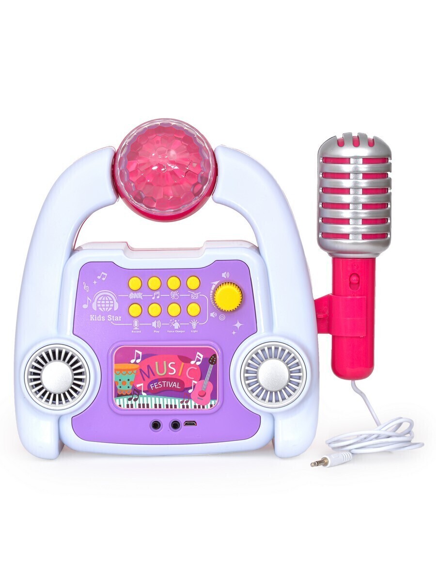 Игрушка музыкальная Караоке SuperStar — купить в интернет-магазине OZON ...