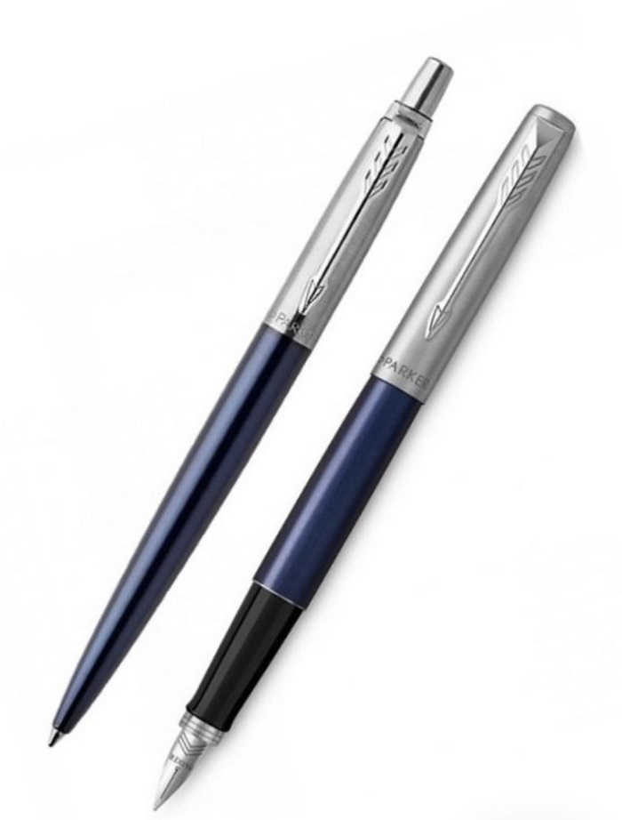 Подарочный набор: Перьевая и Шариковая ручки Parker Jotter Royal Blue ...