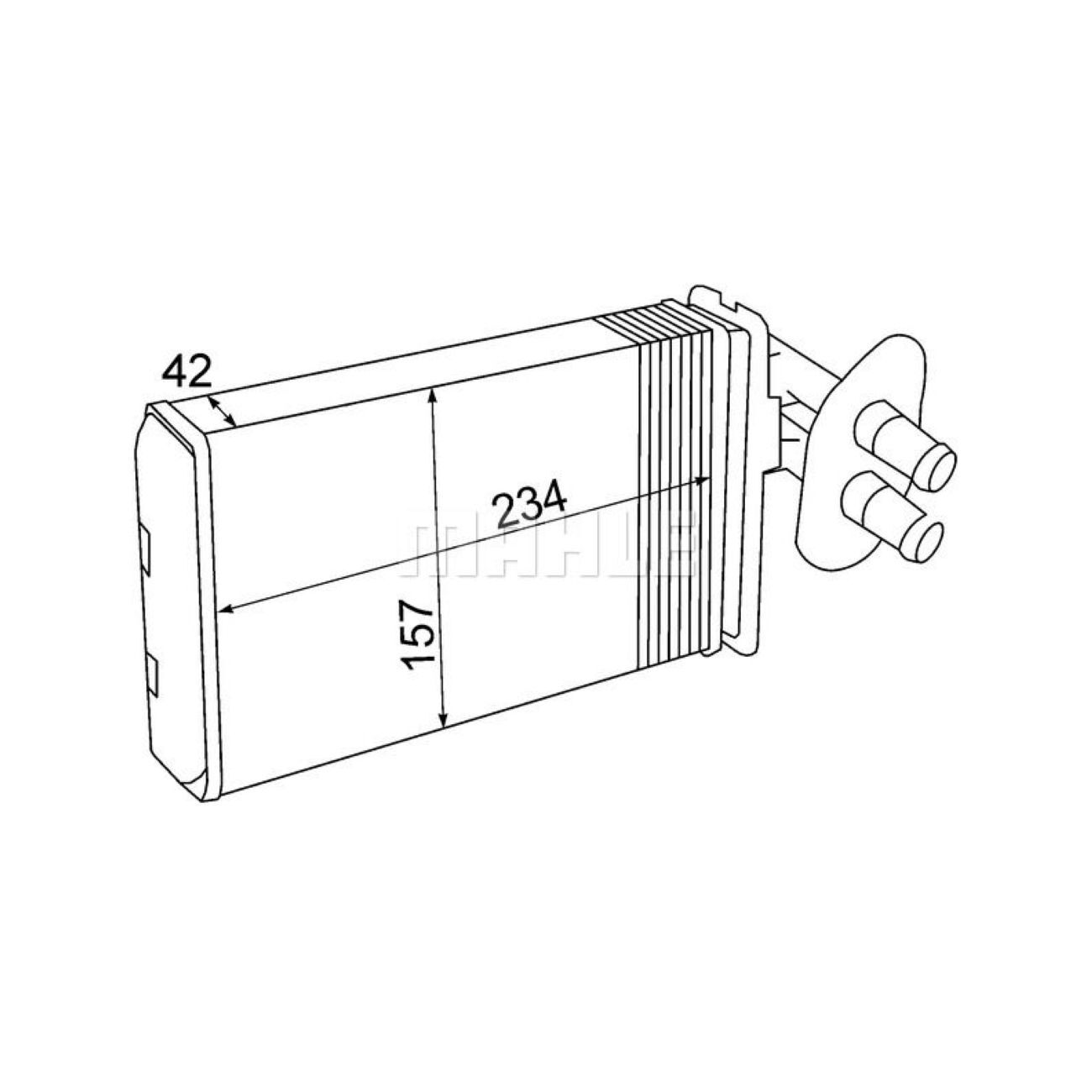 MAHLEРадиаторотопителясалона,арт.AH69000S
