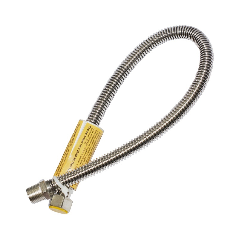 Подводка гибкая д/газа сильфонного типа, 1/2 В/Н, 60 см — купить в ...