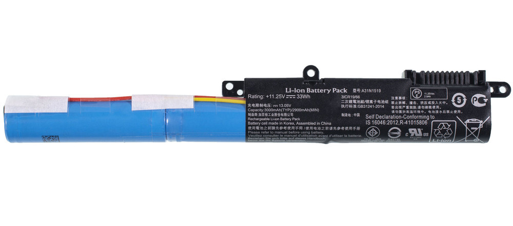 АккумулятордляAsus/A31N1519/11,25V/2900mAh/33Wh(Premium)