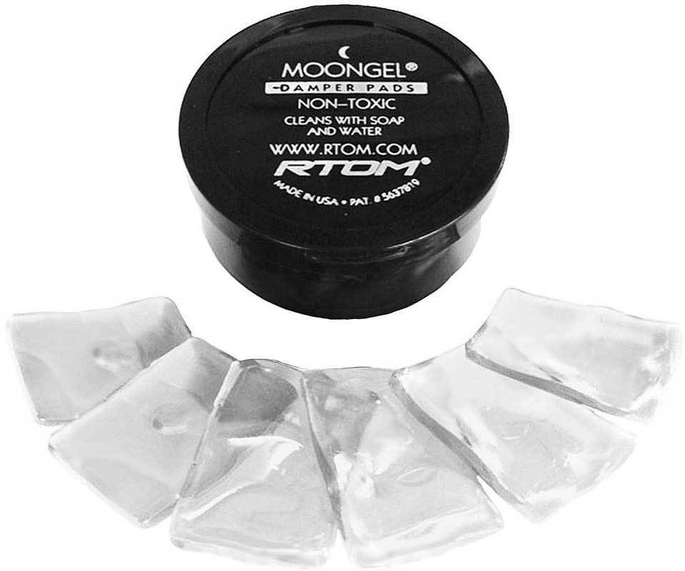 Демпферные пластинки для барабанов, мунгель RTOM Moongel Clear — купить ...