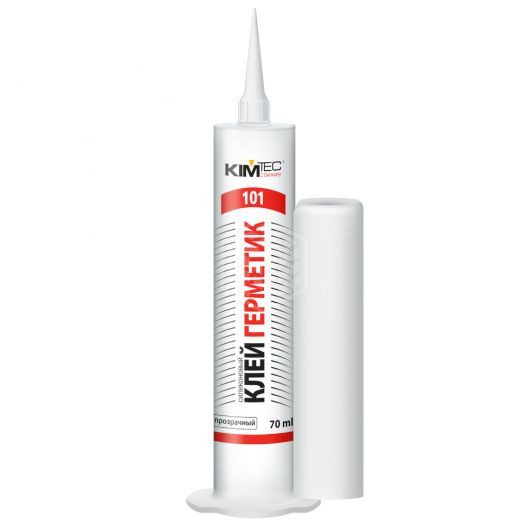 Клей-герметик KIM TEC Silicon 101E 70 мл прозрачный - купить по низким ...