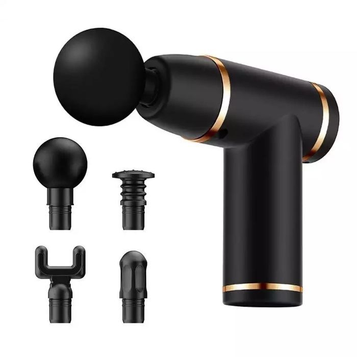 Массажер для тела Fascial Massage Gun SK-168 /Массажный пистолет с 4 ...