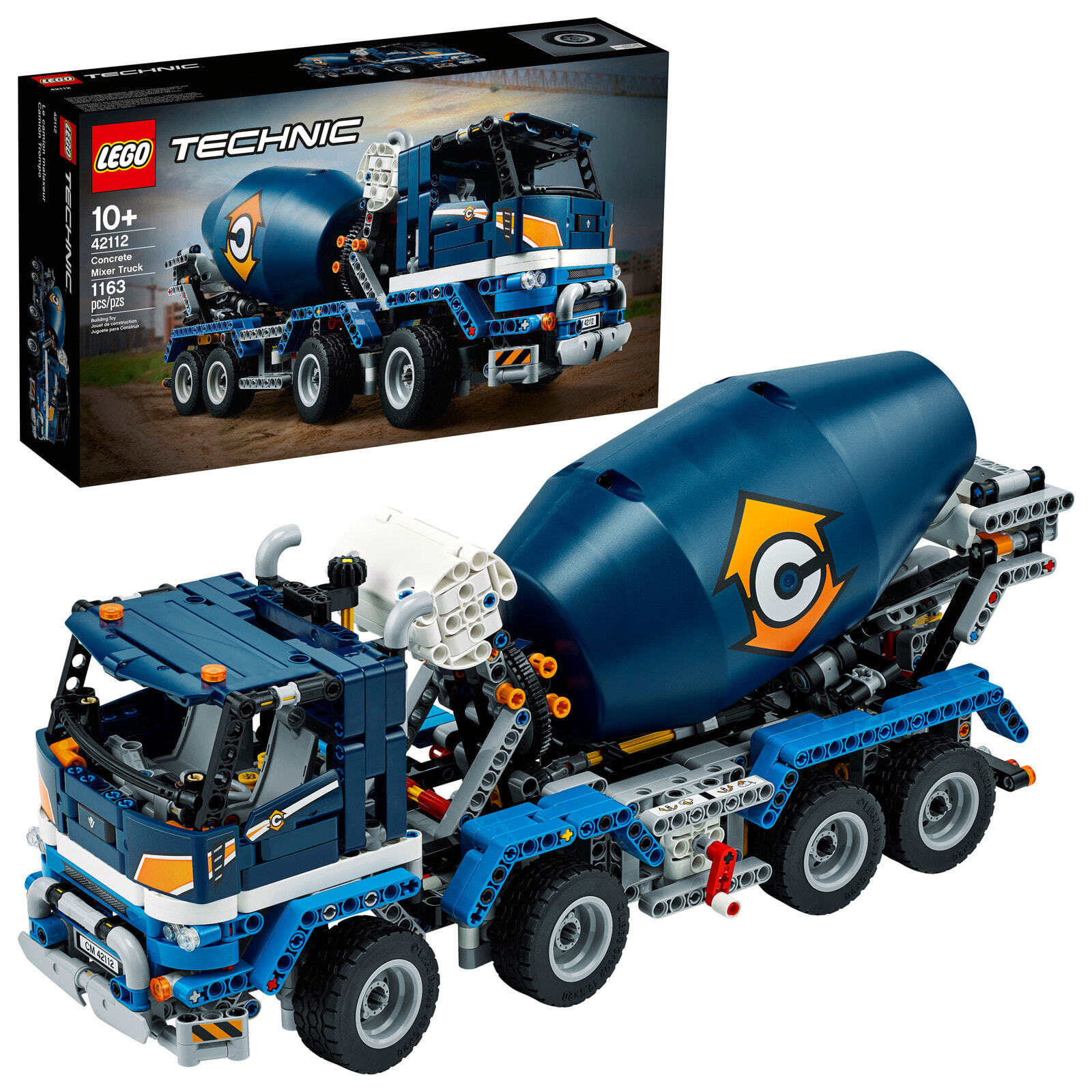 1163 pcs LEGO Technic 42112 Concrete Mixer Truck Age 10