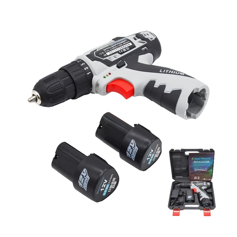 Шуруповерт Electrolyte Expert 12 2.0 Купить