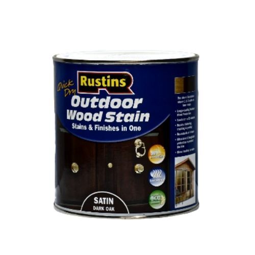 Морилка финишная на водной основе Rustins QD Outdoor Wood Stain Dark