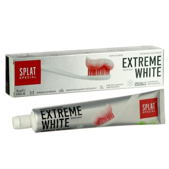 Extreme white. Паста Splat Special extreme White. Splat Special зубная паста White 75мл. Splat extreme White 75 мл. Splat Special зуб паста 75мл EXTREMWHITE.