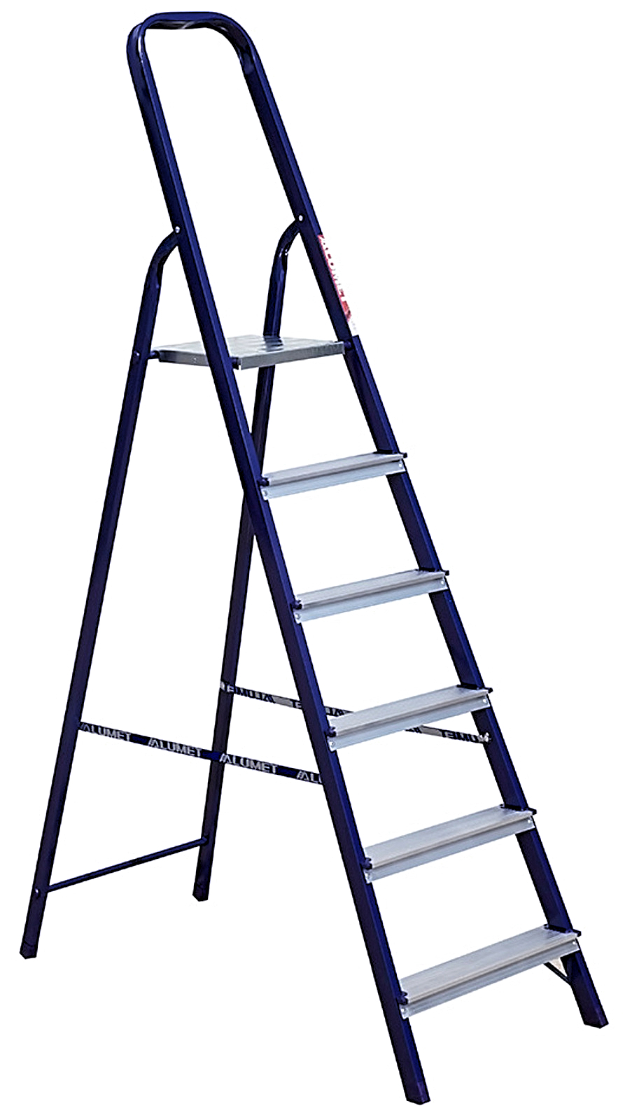 Характеристики Стремянка стальная 6 ступеней/приставная лестница .