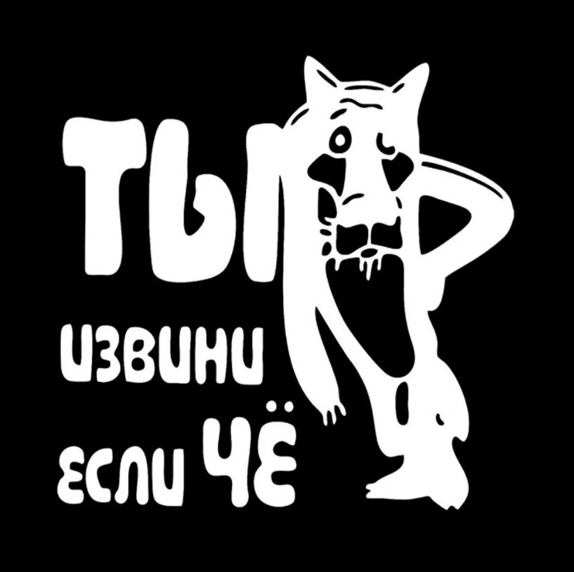 Ты извини если че картинка