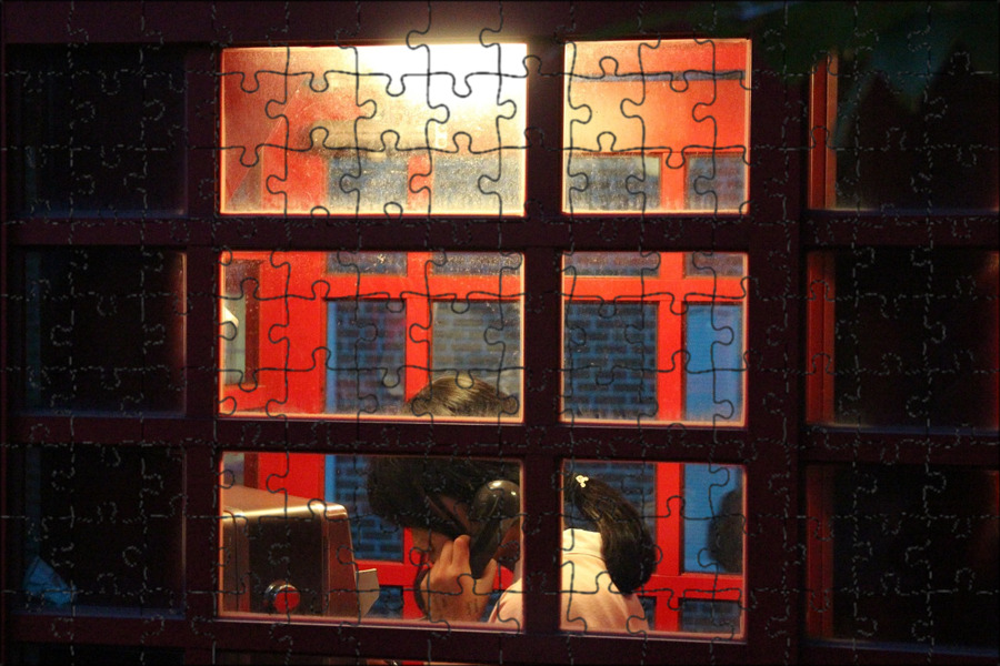 Window effect. Window effect