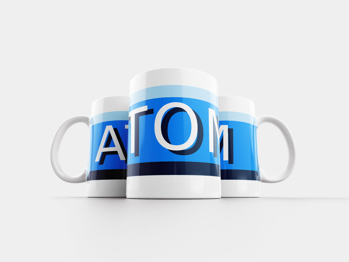 Кнопка atom