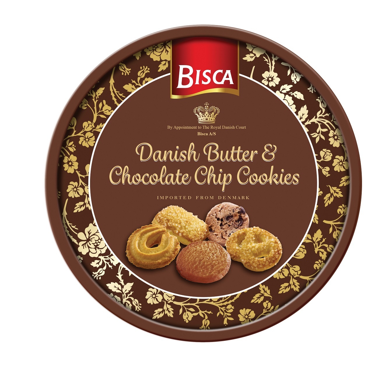 Печенье сдобное Bisca "Danish Butter & Chocolate Chip cookies" 19 слив