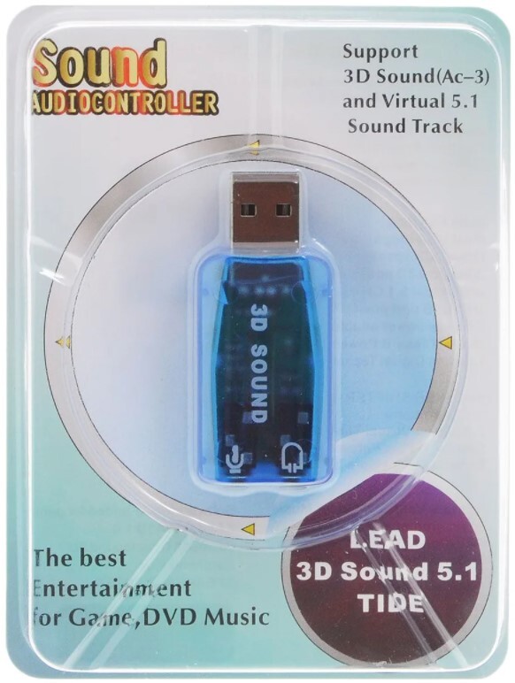 Звуковая карта USB TRUA3D (C-Media CM108) 2.0 Ret