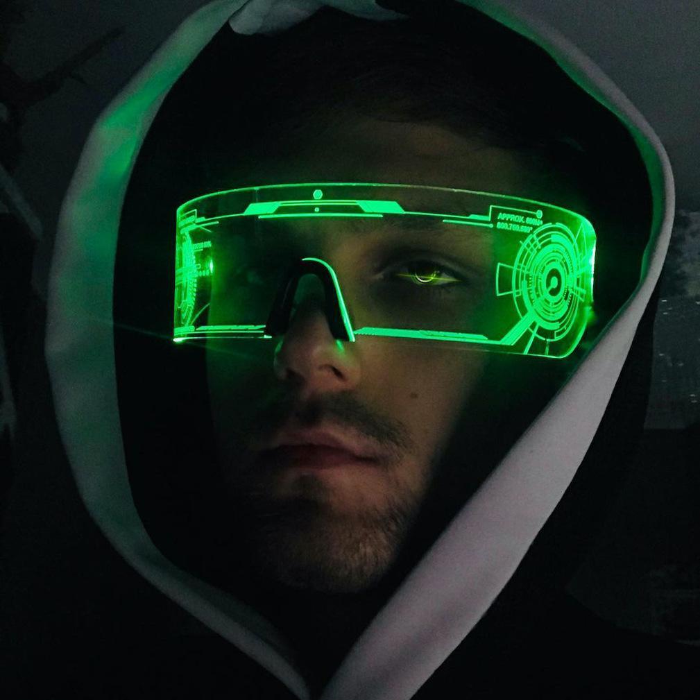 светящиеся очки cyberpunk фото 18