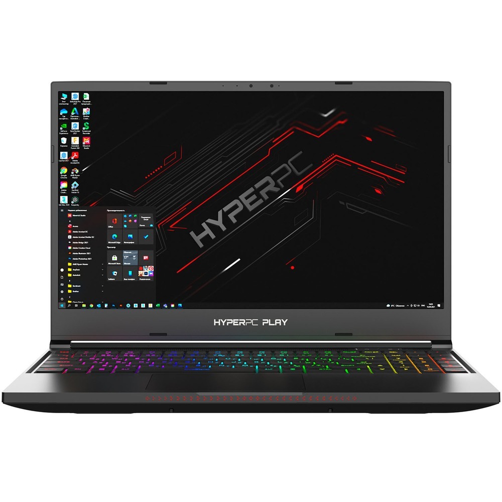 Ноутбук Hyper PC Play Nvidia RTX 3070, i7 10875H, 32 GB, 15.6", 500 Гб, 32 гб, 4