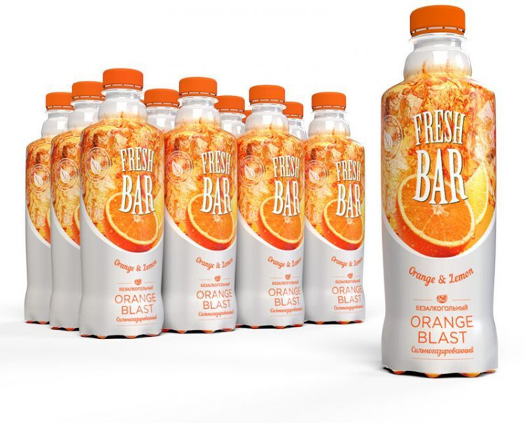 Газированный напиток Fresh Bar Citrus Ice / Фреш бар (480ml*12шт ...
