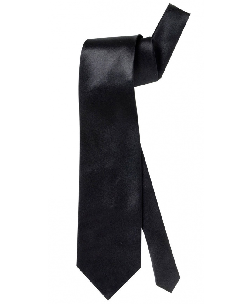 Черный мужской галстук