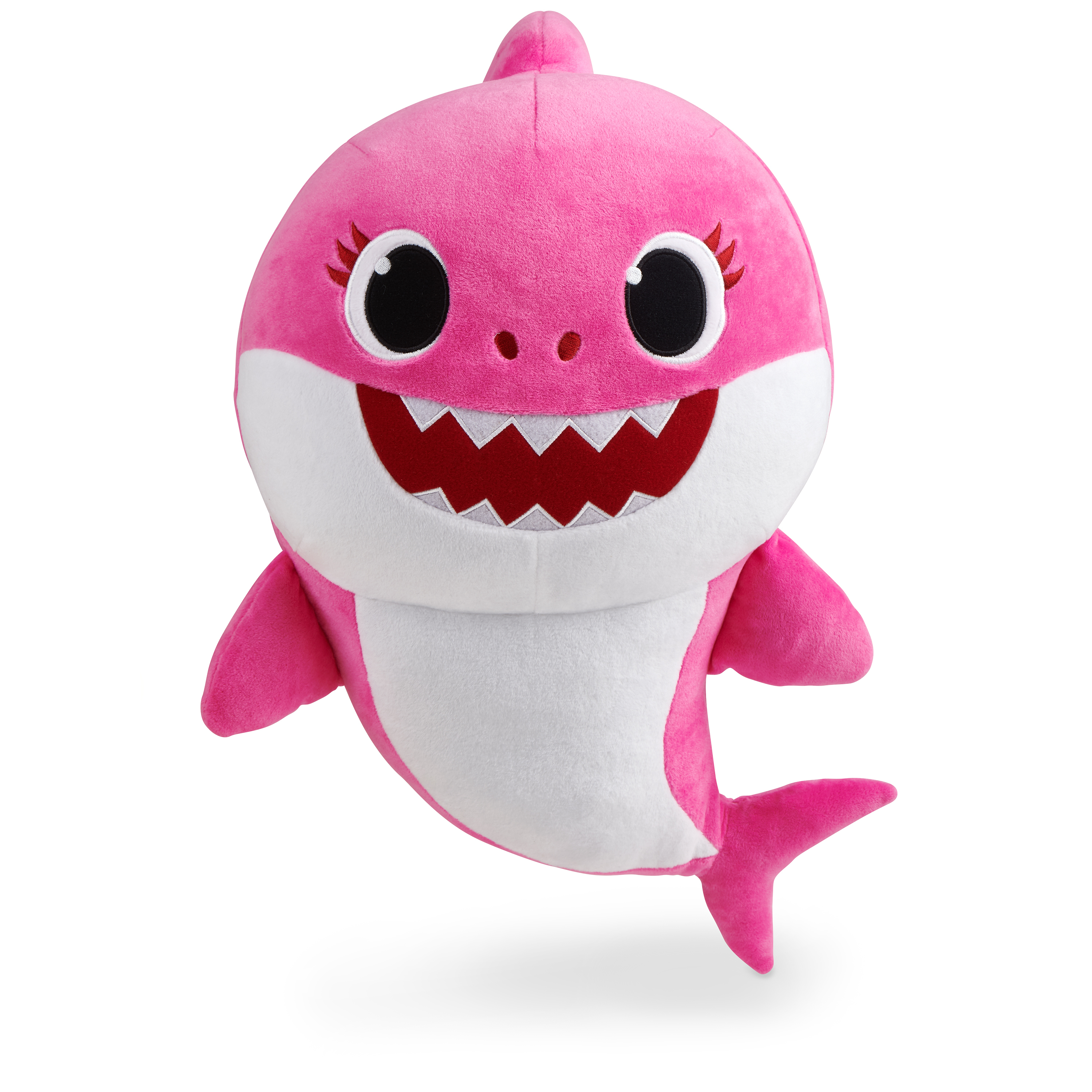 Игрушка мягкая плюшевая Мама Акула Baby Shark, 35 см, розовый, WowWee -  купить с доставкой по выгодным ценам в интернет-магазине OZON (398088309)