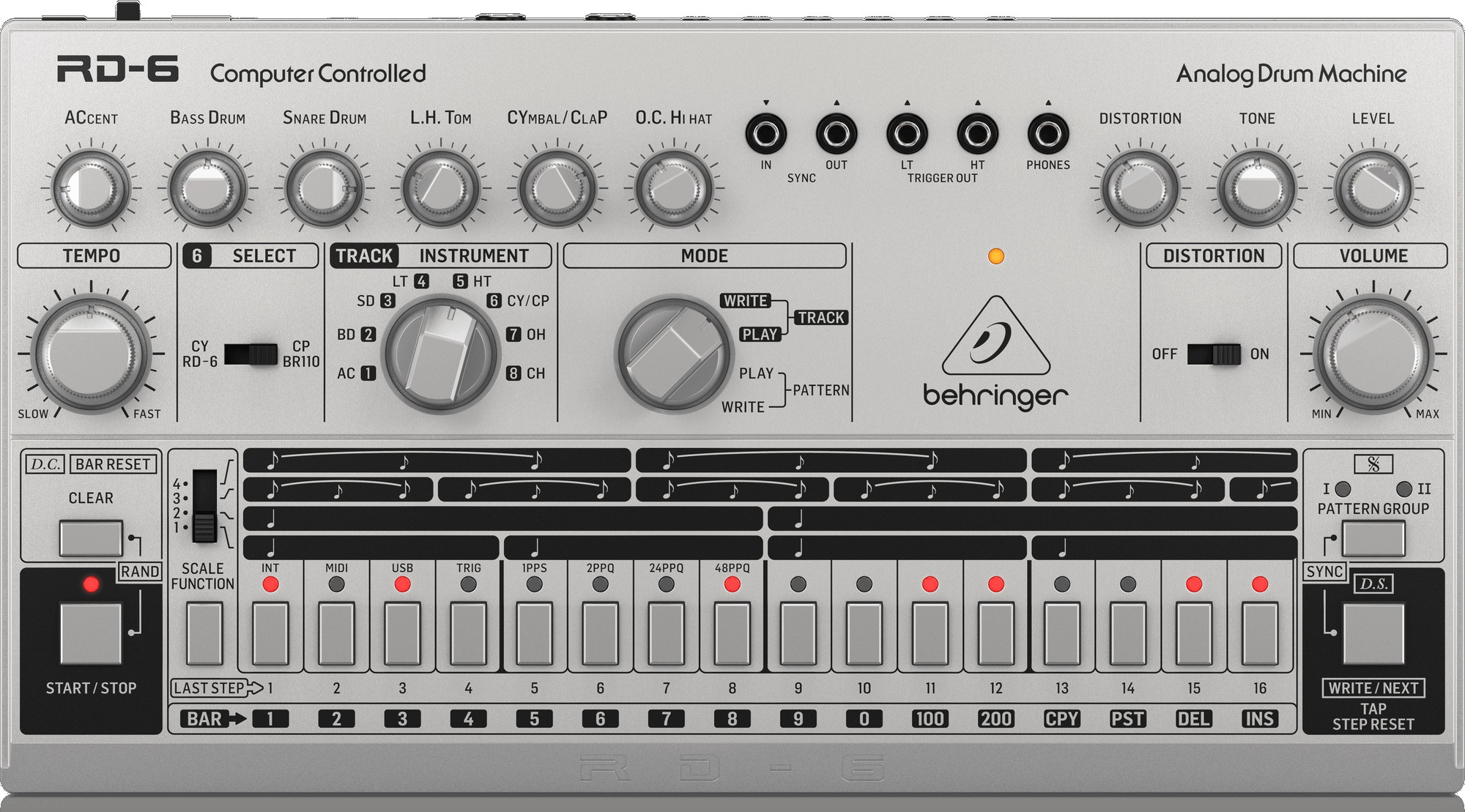 BEHRINGER RD-6-SR аналоговая драм-машина - купить с доставкой по выгодным  ценам в интернет-магазине OZON (379591583)