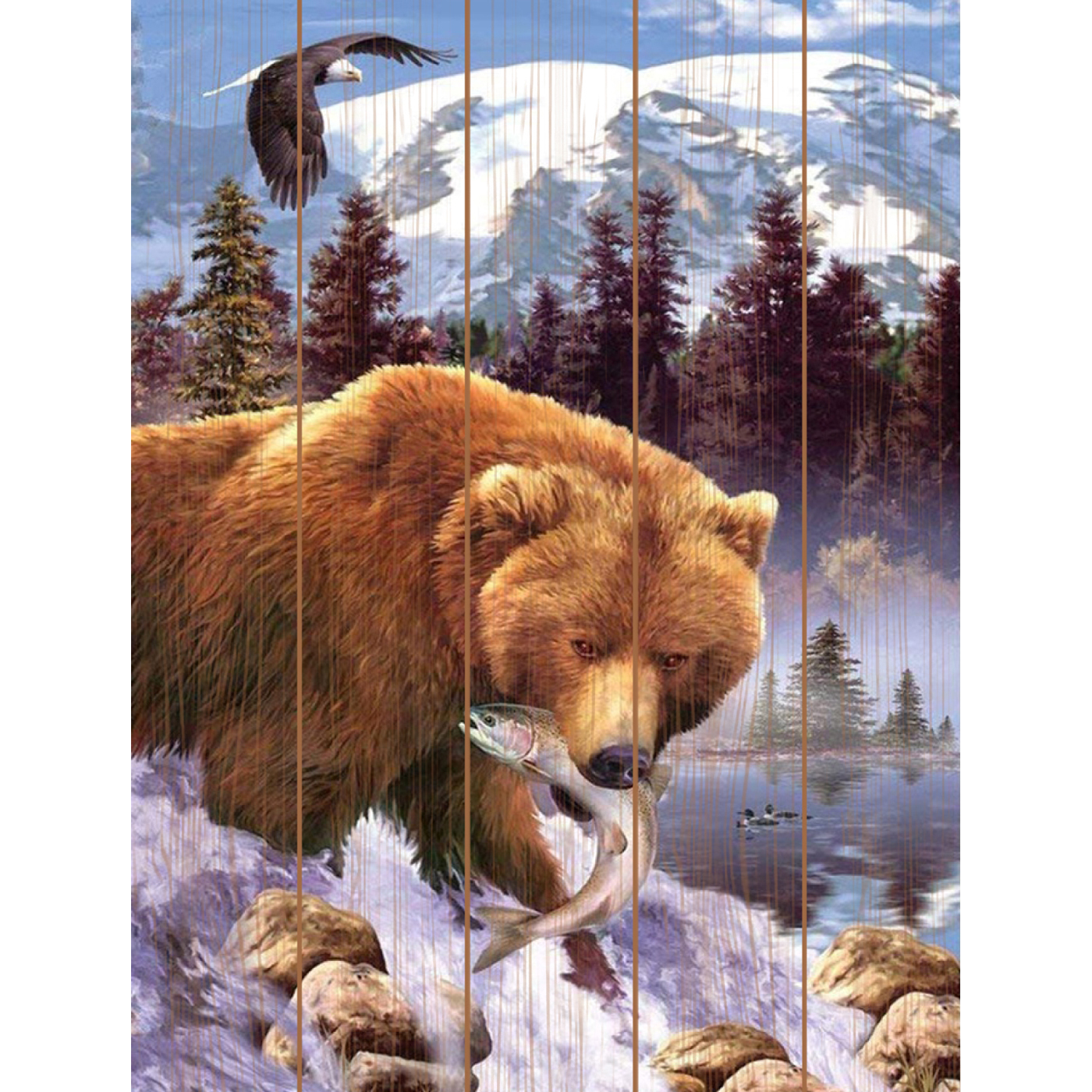 Картины пейзажи медведи