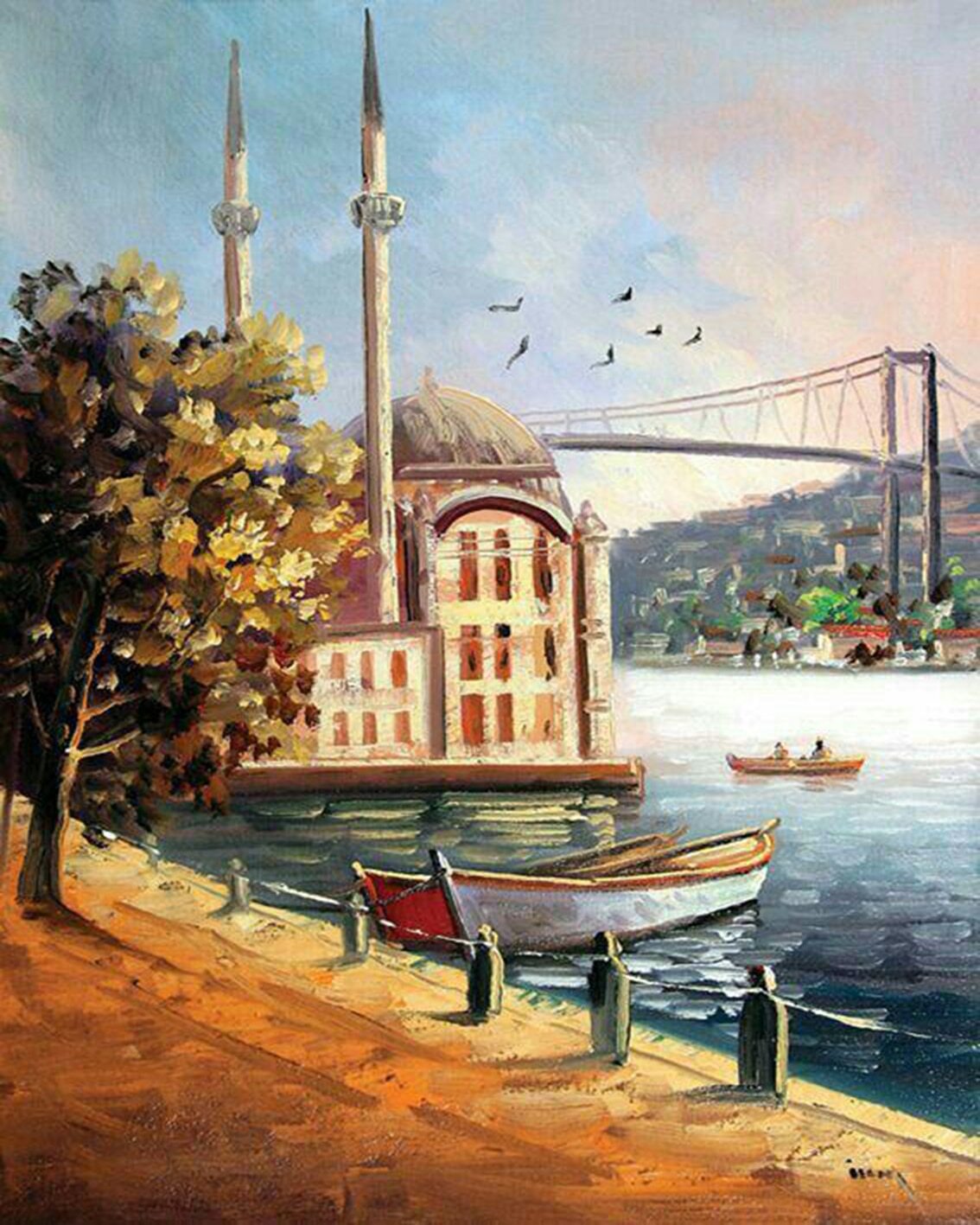 Стамбул акварель