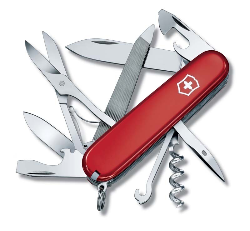 Нож складной VICTORINOX Mountaineer, 91 мм, 18 функций, красный 1.3743