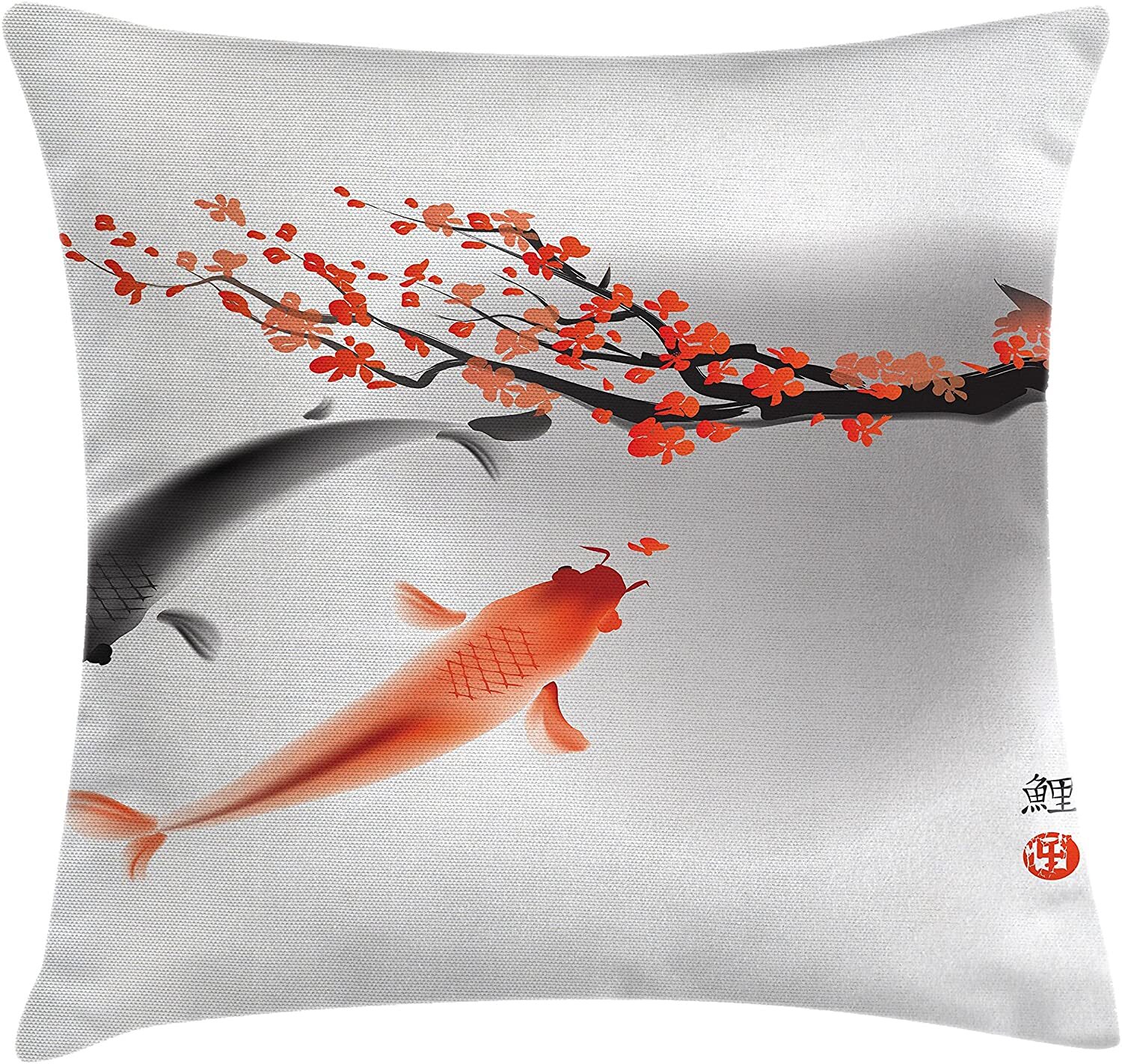 Кои сакура. Японские мотивы рыбы. Гохуа карпы кои. Китайский стиль рисования. Японские рыбки вышивка.