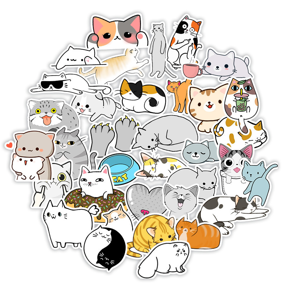 Стикеры милые котики