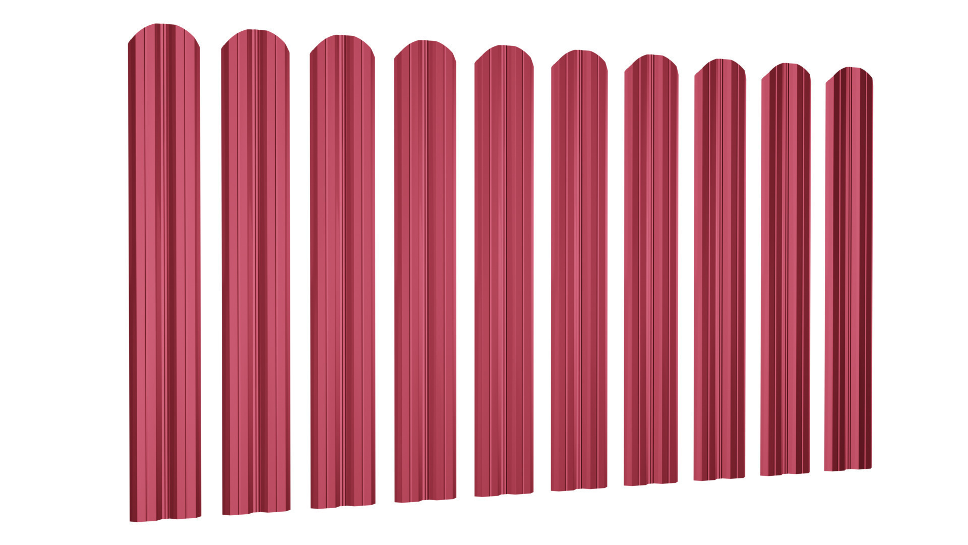 Штакетник металлический Удачный забор, 0.1х1.5 см, Оцинкованная сталь с ...