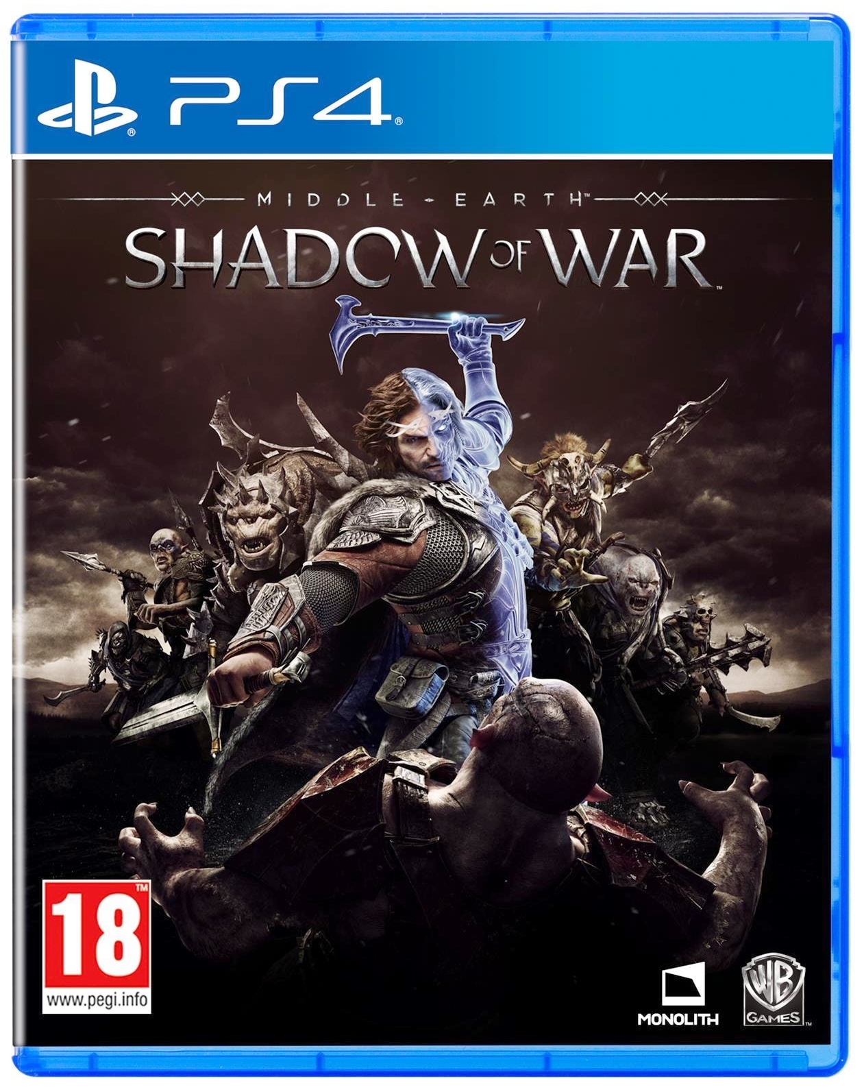 Игра Властелин колец - Средиземье: Тени войны (Middle-earth: Shadow of War)  (PlayStation 4, Русские субтитры)