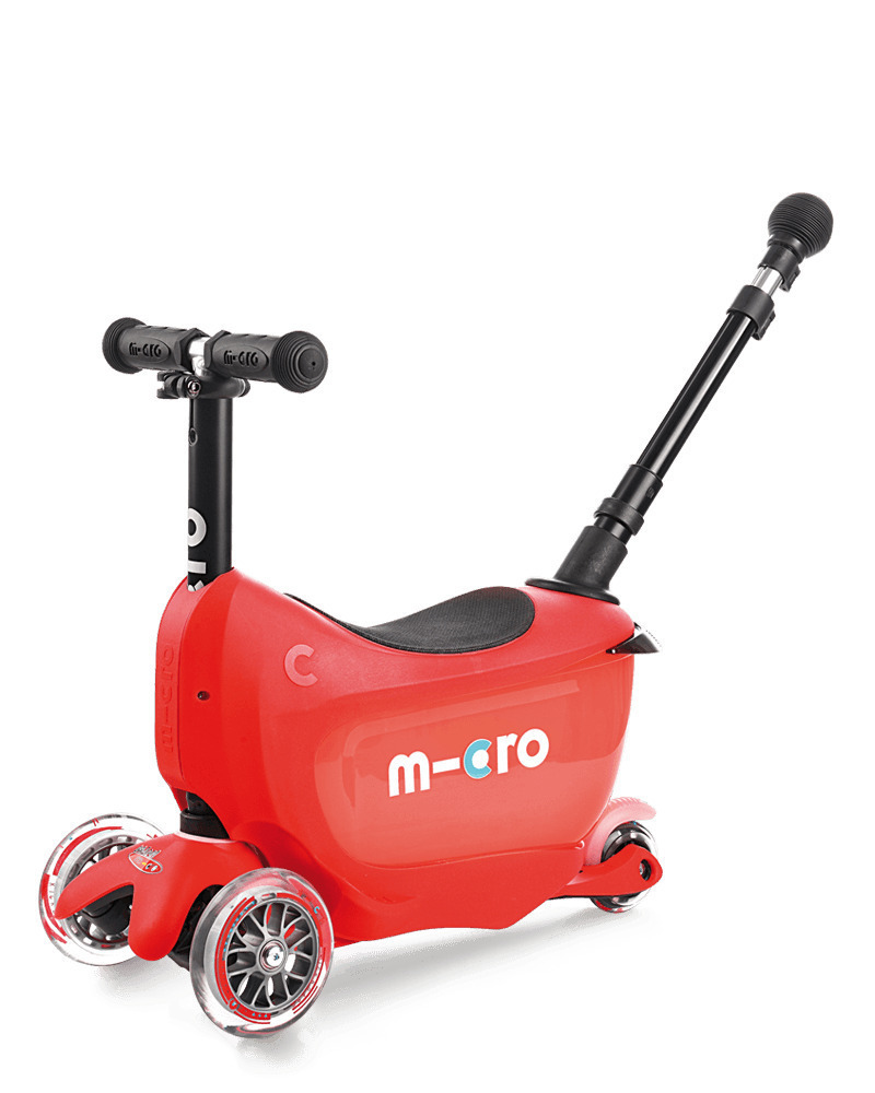 m-cro Самокат-трансформер Mini2Go Deluxe Plus, красный