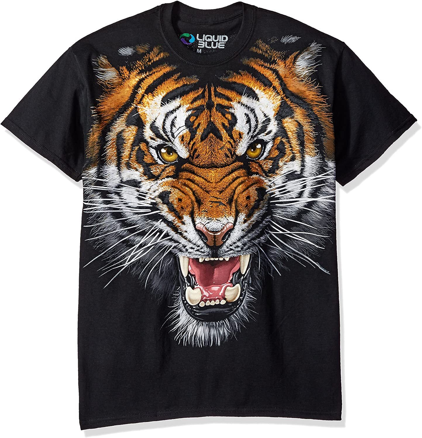 Черная футболка с тигром