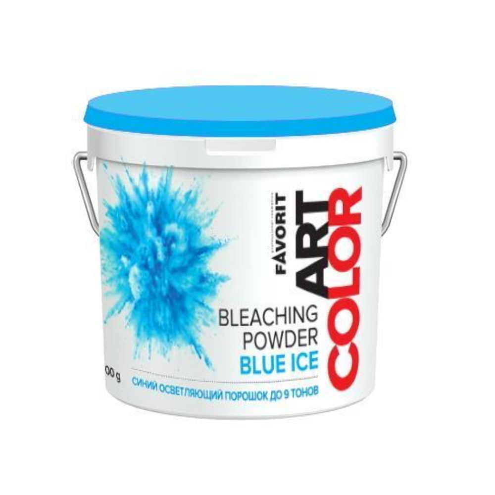 Farmavita / Синий осветляющий порошок до 9 тонов ART COLOR BLEACHING POWDER BLUE ICE 500г