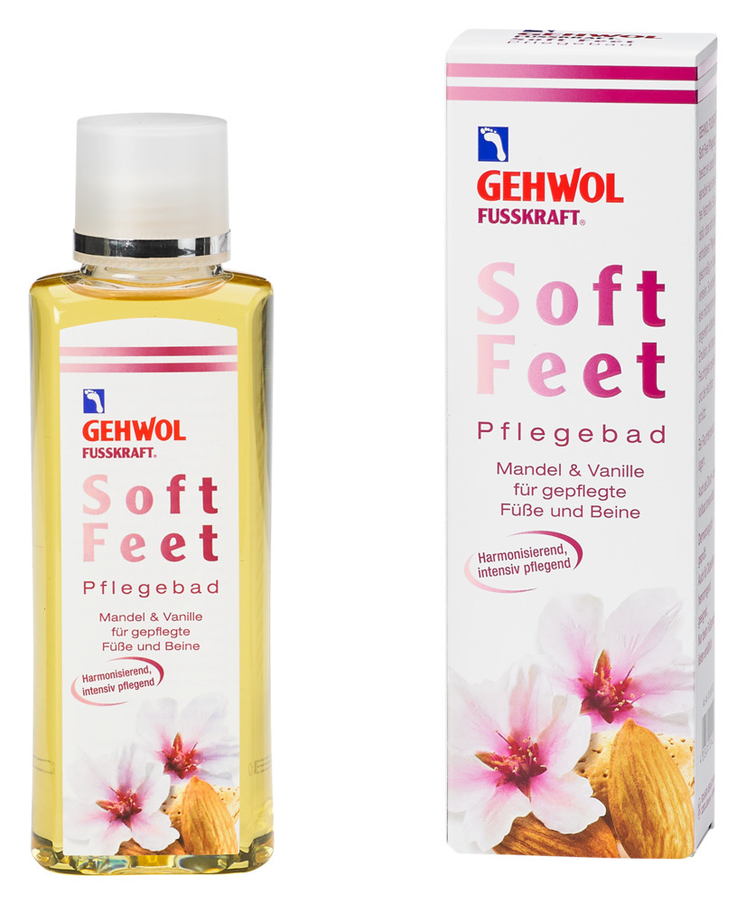 GEHWOL Ванна для ног "Миндаль и Ваниль" (FUSSKRAFT Soft Feet Nourishing Bath) 200 мл