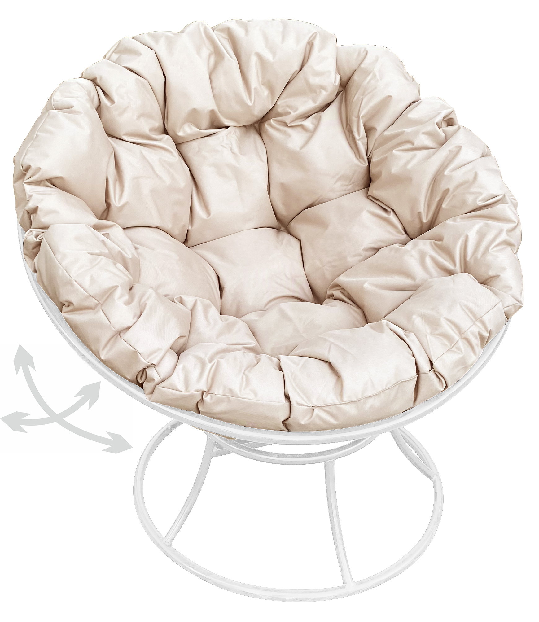 подушка для кресла из ротанга папасан
