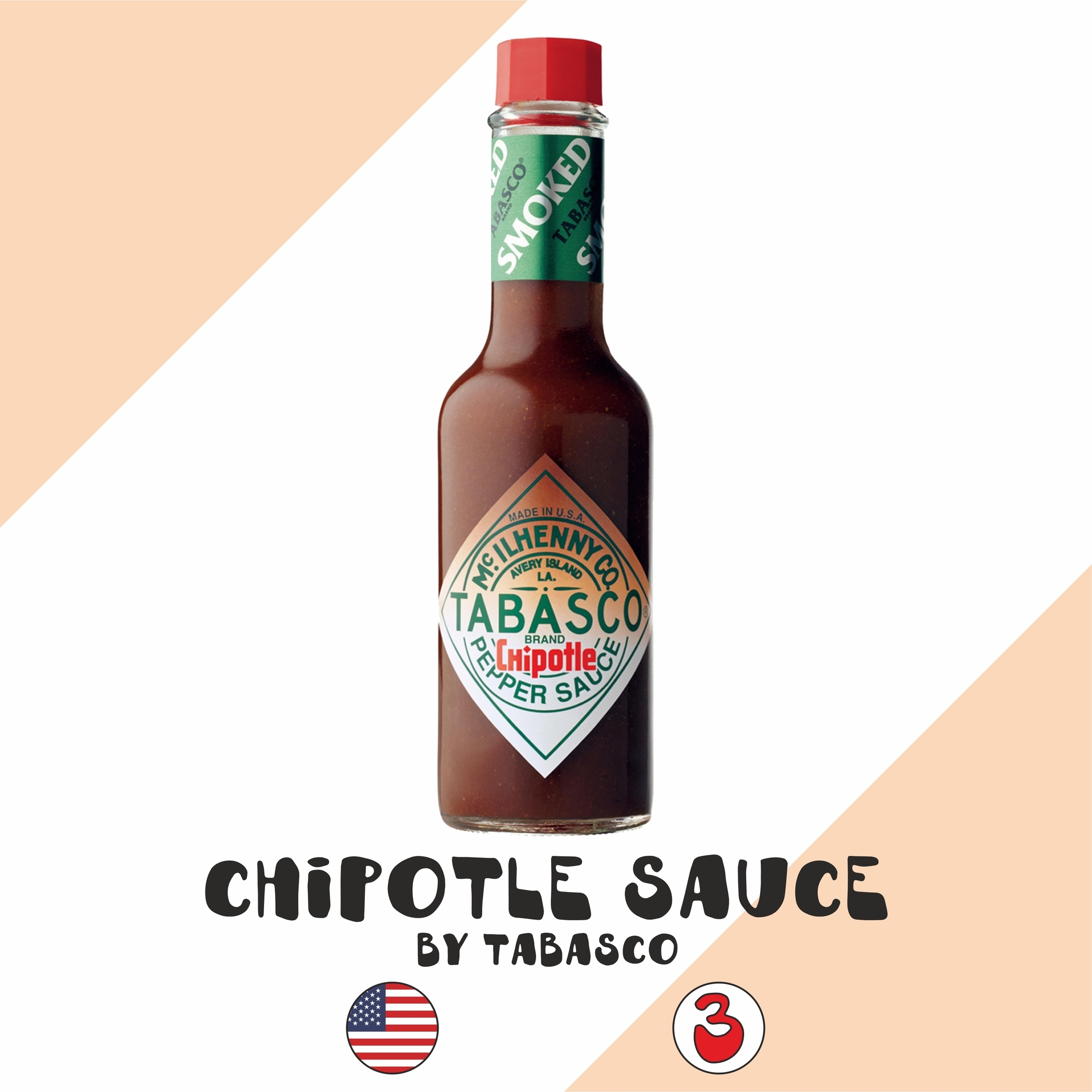 СоусострыйTabasco"Chipotle/Чипотле"(Табаско)(60мл)