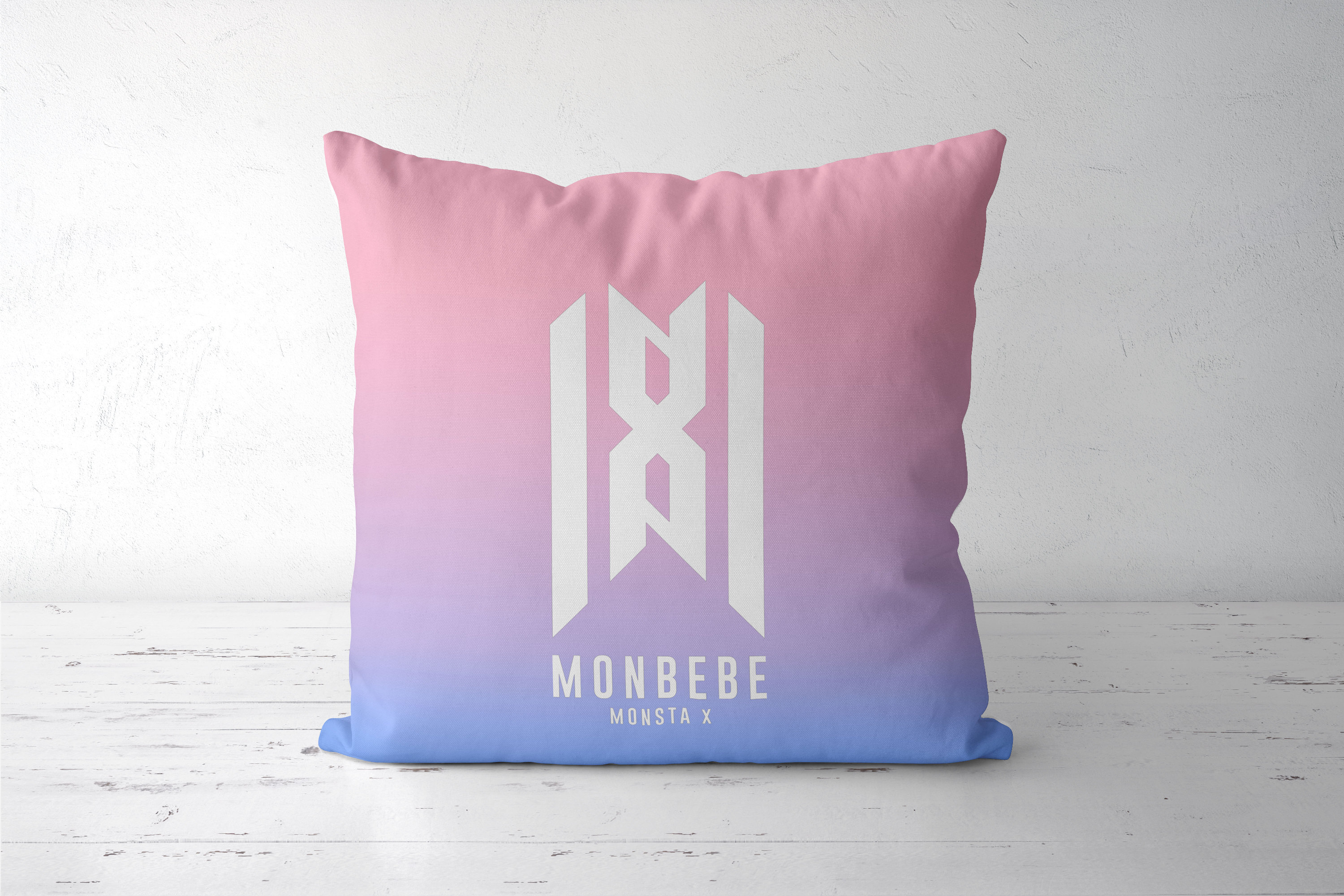 ✅ Подушка декоративная 45х45см / K pop / MONSTA X <b>Monbebe</b> 45x45