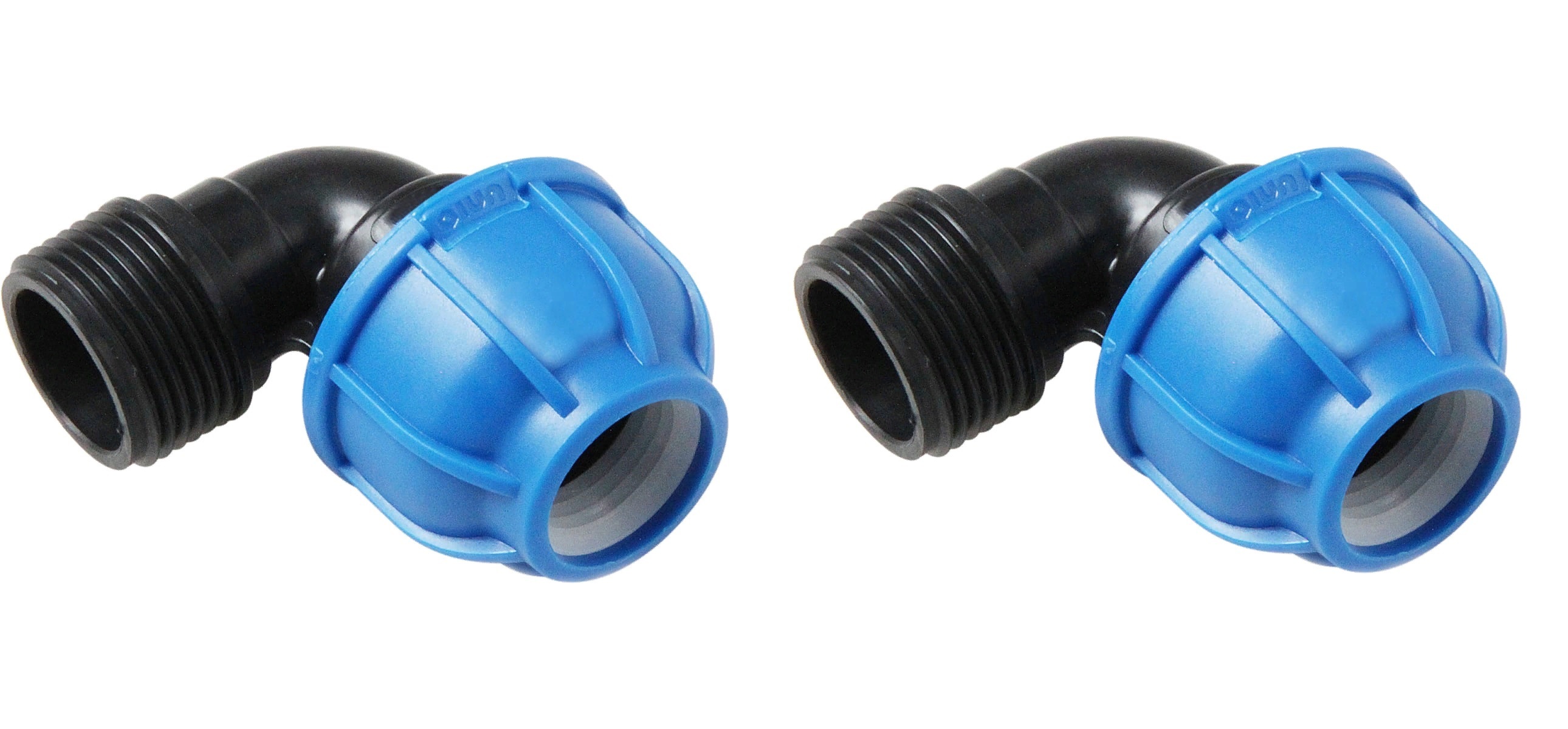 Отвод 1/2 дюйма х20 мм полиэтилен, комплект 2 шт., 12094128 - купить по ...