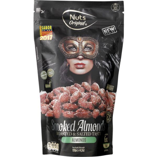 Миндаль обжаренный с копченным вкусом Nuts Original, 120 гр. — купить в ...