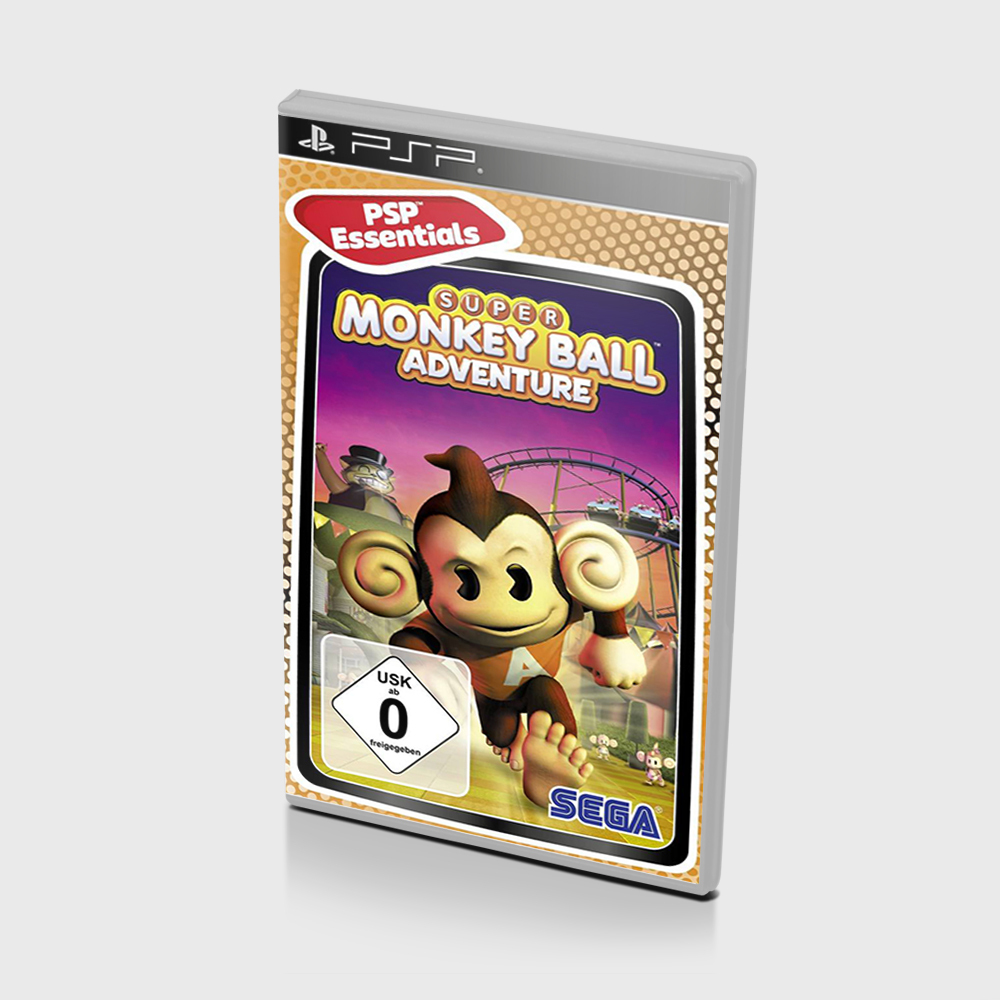 Игра Super Monkey Ball Adventure Essentials (PlayStation Portable (PSP), Английская версия)