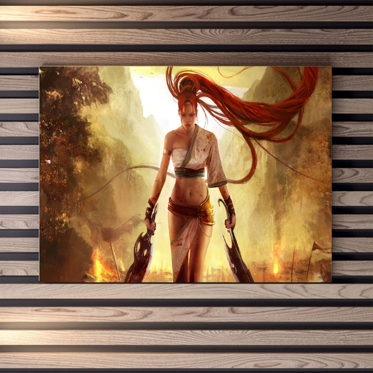 Интерьерная картина Coolpodarok heavenly sword Рыжеволосая Девушка
