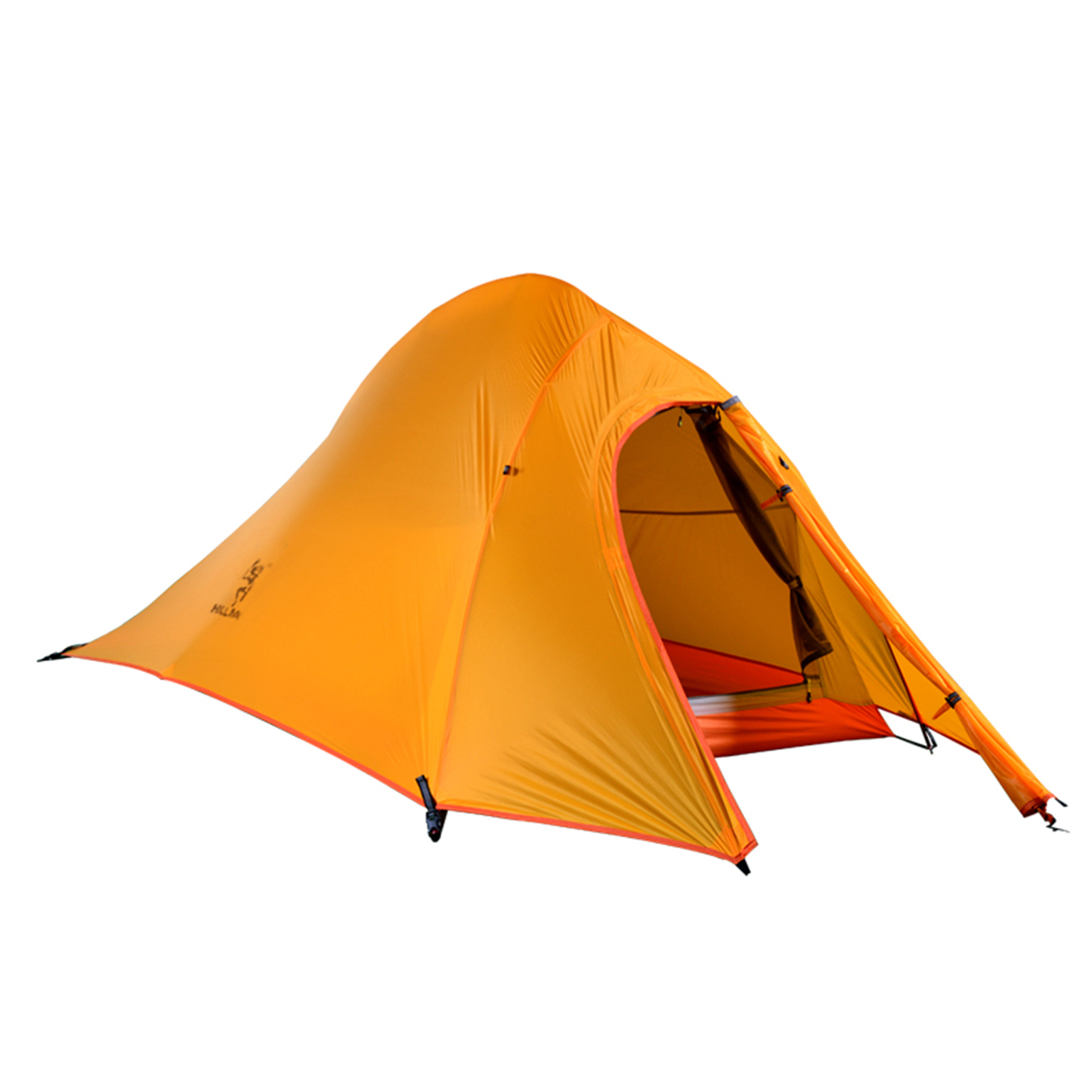 Палатка туристическая непромокаемая. Двухслойная палатка ультралайт. Желтая палатка. Ультралегкая палатка с АЛИЭКСПРЕСС. Туристическая ультралегкая двухслойная.