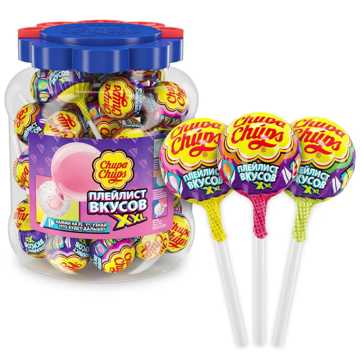 Карамель chupa chups XXL 4d 29 г