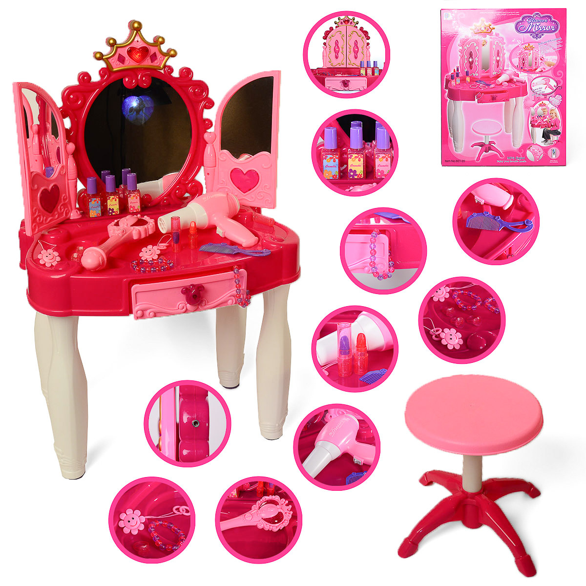 Игровой набор стол для макияжа Yuga Toys