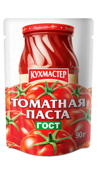 Томатная паста КУХМАСТЕР ГОСТ  90г.  (50шт)