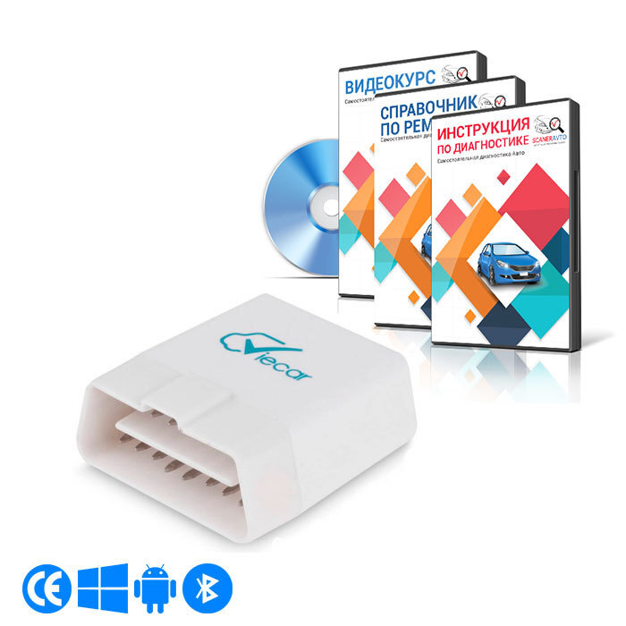 ViecarELM327v1.5Bluetooth4.0RUS-автомобильныйсканер