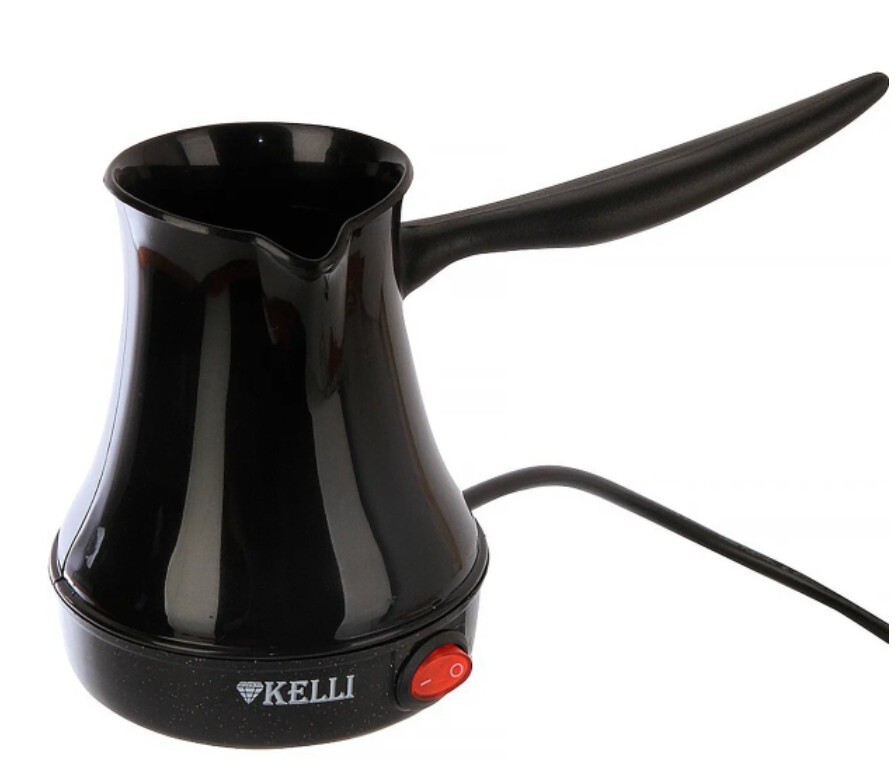 Турка для кофе Kelli KL-1444 электрическая, 250 мл черная - купить в интерн...